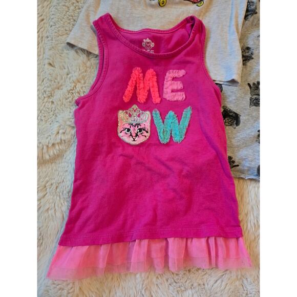 Girls Cat Lover Bundle size 6 Tank, Shirt & Dress - Picture 2 of 7